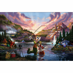 Zac Kinkade Limited Edition Canvas Giclee:"A Goofy Movie"