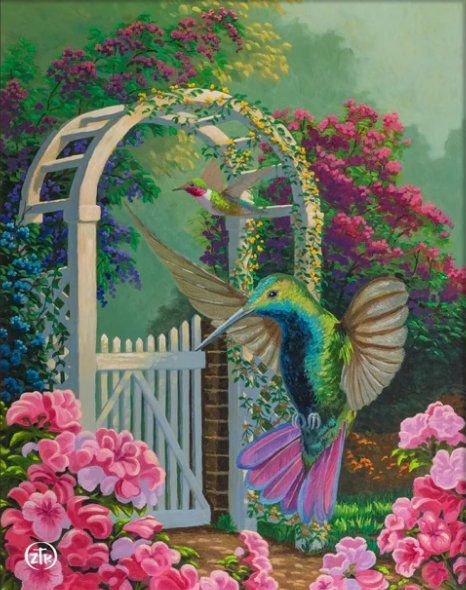 Zac Kinkade Limited Edition Canvas Giclee:"Humming Along"