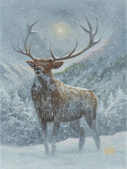 Zac Kinkade Limited Edition Canvas Giclee:"Spirit of the North"