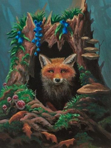 Zac Kinkade Limited Edition Canvas Giclee:"Fox Hollow" Zac Kinkade Limited Edition Canvas Giclee:"Fox Hollow"