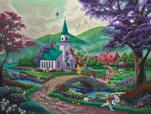 Zac Kinkade Limited Edition Gicl&eacute;e on Canvas:"Easter Sunday"