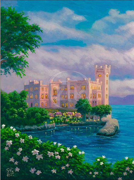 Zac Kinkade Limited Edition Gicl&eacute;e on Canvas:"Trieste, Italy"