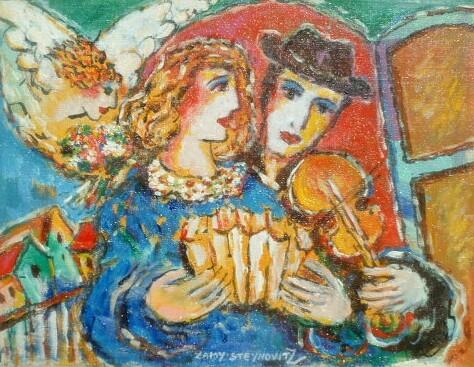 Zamy Steynovitz Hand Signed and Numbered Limited Edition Oil on Canvas: " New Item "