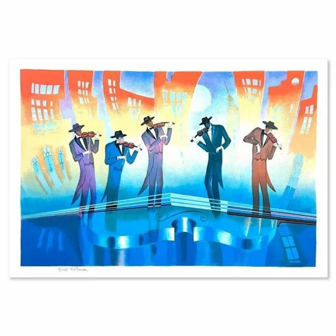 Zina Roitman.Hand-pulled Serigraph Print: "Untitled"