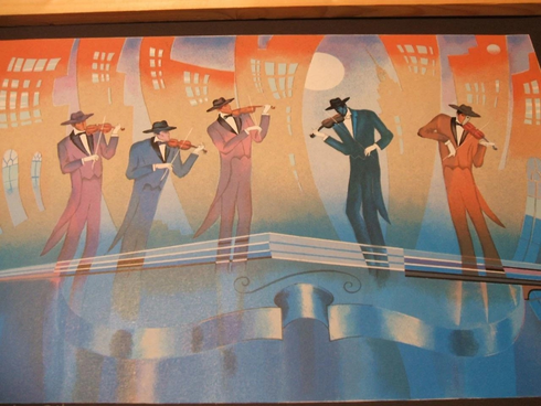 Zina Roitman Hand-signed Embellished Serigraph Print: " Zina Roitman Hand-signed Embellished Serigraph Print: "