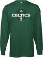 Adidas Boston Celtics On-Court Team Issue Long Sleeve T Shirt