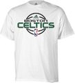 Adidas Boston Celtics White Short Sleeve T Shirt