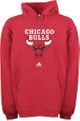Adidas Chicago Bulls Red Full Court Hoodie