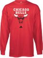 Adidas Chicago Bulls Red Full Court Long Sleeve T Shirt