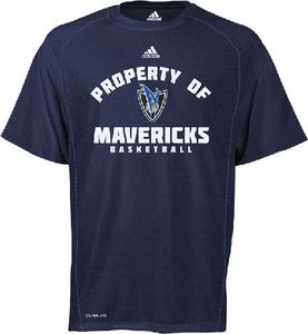 Adidas Dallas Mavericks ClimaLite Short Sleeve T Shirt