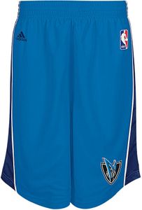 Adidas Dallas Mavericks Light Blue 10 Inseam Deep Three Embroidered Basketball Shorts
