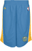 Adidas Denver Nuggets Light Blue 10 Inseam Deep Three Embroidered Basketball Shorts