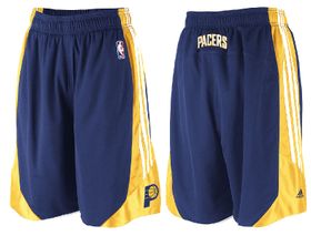 Adidas Indiana Pacers Embroidered Fast Break 10" Inseam Shorts