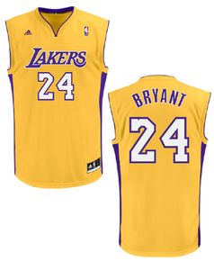 Adidas Kobe Bryant Youth Los Angeles Lakers Home Replica Basketball Jersey