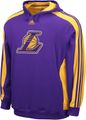 Adidas Los Angeles Lakers Purple Embroidered Hoodie
