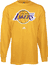 Adidas Los Angles Lakers Gold Full Court Long Sleeve T Shirt
