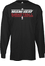 Adidas Miami Heat Long Sleeve Official Practice T Shirt