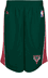 Adidas Milwaukee Bucks Green 10 Inseam Deep Three Embroidered Basketball Shorts