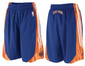 Adidas New York Knicks Embroidered Fast Break 10" Inseam Shorts
