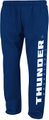 Adidas Oklahoma City Thunder Blue Open Bottom Baze Fleece Sweatpants