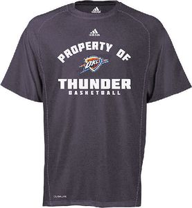 Adidas Oklahoma City Thunder ClimaLite Short Sleeve T Shirt