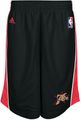 Adidas Philadelphia 76ers Black 10 Inseam Deep Three Embroidered Basketball Shorts