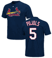 Albert Pujols 2-Sided MLB Short Sleeve Tee Shirt By Majestic