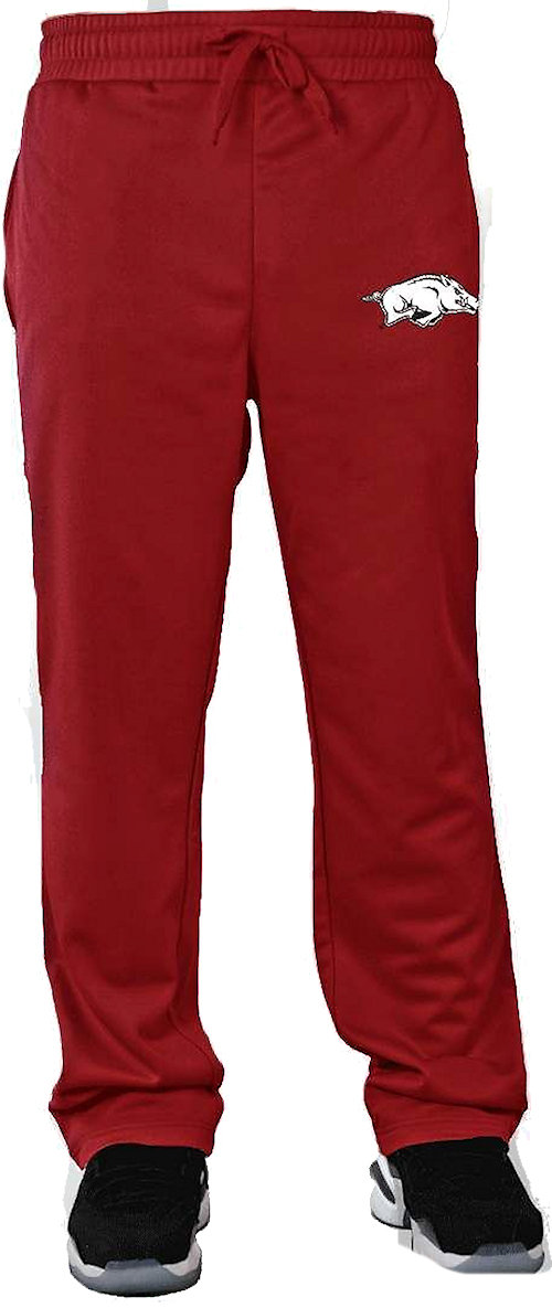 Arkansas Razorbacks Adult Amp Poly Fleece Athletic Pants Arkansas