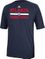Atlanta Hawks Heather Blue Climalite Practice Short Sleeve Shirt by Adidas