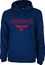 Atlanta Hawks NBA Playbook Embroidered Navy Hooded Sweatshirt by Adidas