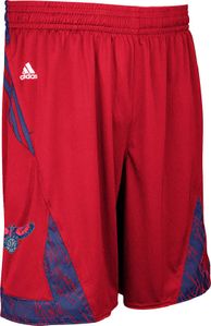 Atlanta Hawks Red NBA Pre-Game Authentic Basketball Shorts by Adidas