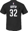 Blake Griffin 32 Los Angeles Clippers New Black High Definition Replica T Shirt by Adidas
