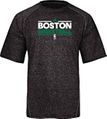 Boston Celtics Adidas New Authentic On-Court Heather Black Practice Climalite Performance T Shirt