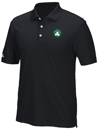Boston Celtics Mens Adidas Performance Climacool Golf Polo Shirt
