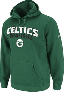 Boston Celtics Embroidered Green Playbook II Hoody Fleece by Adidas