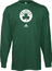Boston Celtics Green Primary Logo Long Sleeve Tee Shirt by Adidas