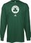 Boston Celtics Green Primary Logo Long Sleeve Tee Shirt by Adidas