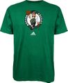 Boston Celtics Green Primary Logo T Shirt by Adidas