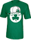 Boston Celtics Green Snap Back Logo Tee Shirt by Adidas