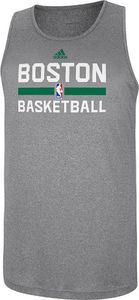 Boston Celtics Grey 2013-14 Slim Fit Official Clima Fabric Tank by Adidas