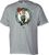 Boston Celtics Grey Primary Logo T Shirt by Adidas