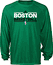 Boston Celtics Heather Green Adidas Authentic On-Court Long Sleeve Practice Climalite T Shirt