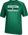 Boston Celtics Heather Green Climalite Practice Short Sleeve Shirt by Adidas