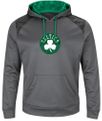 Boston Celtics Grey Armor Pullover Synthetic Majestic Hoodie Sweatshirt