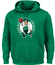 Boston Celtics Mens Green  Majestic Tackle Twill Tek Patch Hoodie Sweatshirt