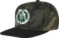 Boston Celtics Printed Camo Snapback Cap by Adidas