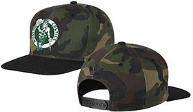 Boston Celtics Printed Camo Snapback Cap by Adidas