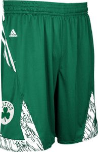 Boston Celtics Green NBA Pre-Game Authentic Basketball Shorts by Adidas