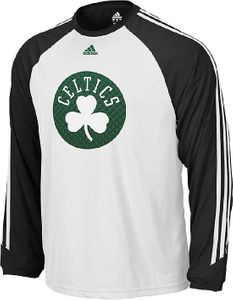 Boston Celtics Smoke Screen Long Sleeve Shirt by Adidas