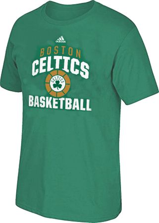 Boston Celtics Mens Short Sleeve T Shirt, Bank Shot, Green